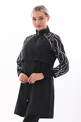 2425-1 ملابس السباحة Duru Hijab - قمة واحدة، مظلة مغطاة بالكامل