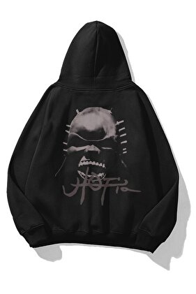 Unisex Utopia Mask - Travis Scott Black Hoodie Sweatshirt