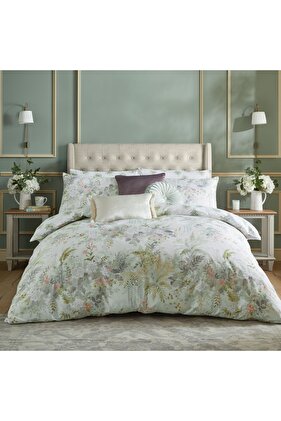 لينتيثجو | طقم لحاف مزدوج من القطن بنسبة 100% مكون من 8 قطع