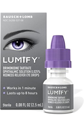 قطرات العين لتخفيف الاحمرار لعيون أكثر بياضًا وإشراقًا 2.5 مل