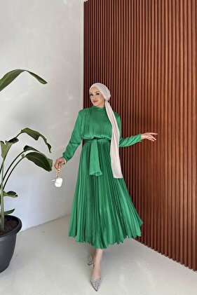 Benetton Pleated Dress 32-2039