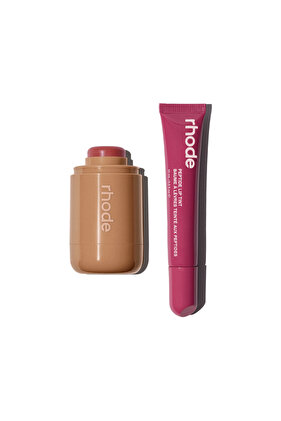 مجموعة لون الشفاه أحمر الخدود