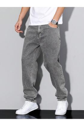 Pánské džínové džínové kalhoty Baggy Fit pro volný čas