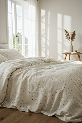 Double 100% Cotton Duvet Cover Set 200X220Cm Tphss25Ckn00010