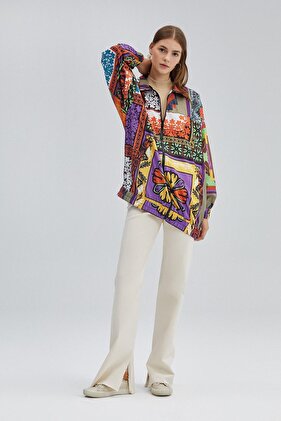 Shawl Patterned Thin Jacket