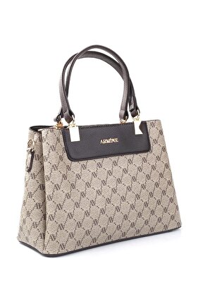 206 حقيبة نسائية - منقطة باللون المنك