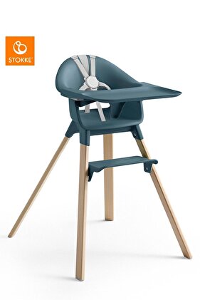 Clikk Mama Sandalyesi, 3 Kademeli Ayar, 5 Nokta Emniyet Kemeri, Tepsi ve Ayak Desteği Dahil