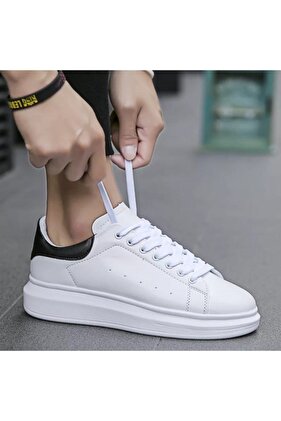 Unisex Białe Buty Sportowe Trampki
