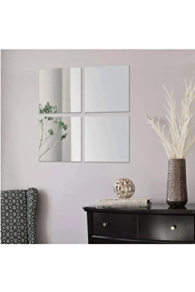 (8 Pcs) Decorative Plexiglass Mirror - Self-Made 20X20 (No Glass Brim)