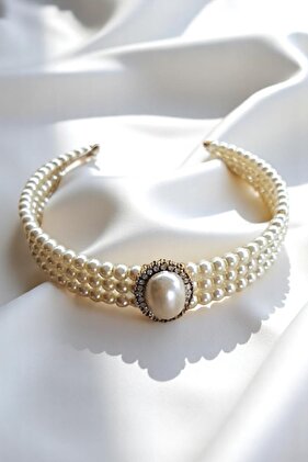 اللؤلؤة المختنق قلادة الذهب