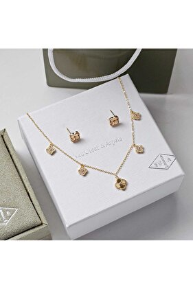 طقم فان كليف قطعتين سلسال وحلق