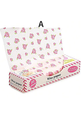 50 قطعة من ورق الشمع لتغليف الطعام وورق الخبز المقاوم للدهون وورق تغليف الصابون والساندويتش والهامبرجر.