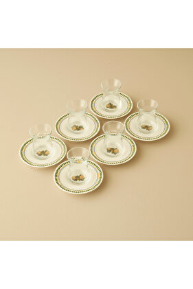 طقم فناجين شاي بورسلين ليمونسيلو مكون من 6 قطع (170 سم مكعب)