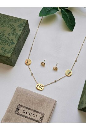 طقم قوتشي قطعتين سلسال وحلق