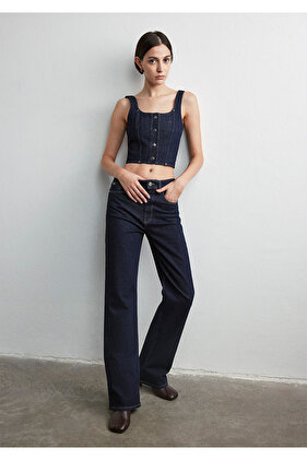 Victoria Gold Premium Koyu Rinse Jean Pantolon 101072-85288