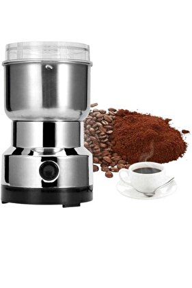 Stainless Steel Multifunctional Mini Electric Grinder Silver/Black