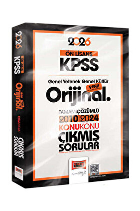 2026 Kpss Gy-gk Önlisans Tamamı Çözümlü 2010-2024 Çıkmış Sorular