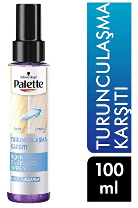 Palette Turunculaşma Karşıtı Renk Düzeltici Sprey 100 Ml