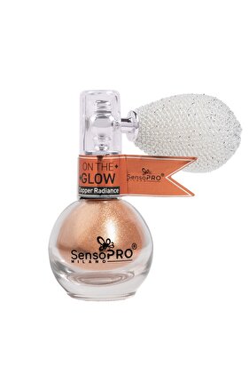 Iluminator pudră SensoPRO Milano Glow cu pompă, Radiance cupru