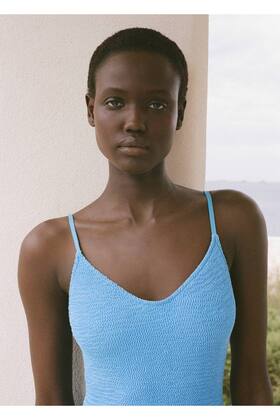 Ribana askılı mayo