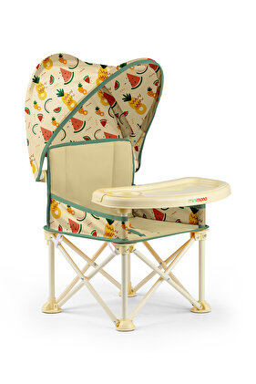 PlusUp Tenteli 0-4 Yaş Portatif Katlanır - Yükseltici Mama Sandalyesi