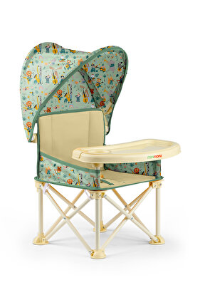PlusUp Tenteli 0-4 Yaş Portatif Katlanır - Yükseltici Mama Sandalyesi