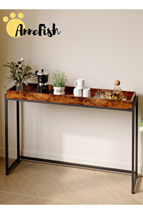 طاولة وحدة تحكم 120*30*80 سم، أريكة، زاوية قهوة، رف نباتات، طاولة عرض للمدخل، أريكة، رواق