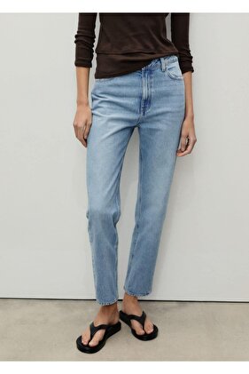 Mom2000 jeansy typu mom z wysokim stanem