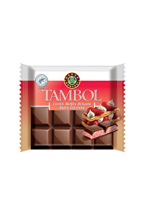 Tambol Çilekli Milföy Dolgulu 100 gr