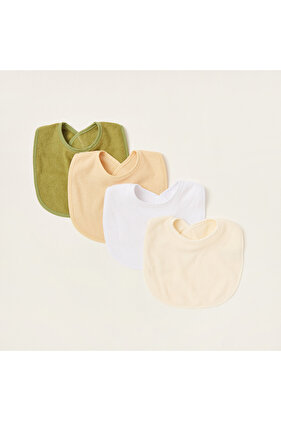 Solid Terry Bib - Set Of 4