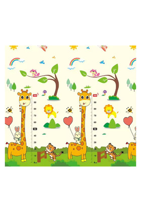 Παιδικό χαλάκι παιχνιδιού HappyK®, 2 όψεων, θερμικό, αντιολισθητικό, πτυσσόμενο, 200x180