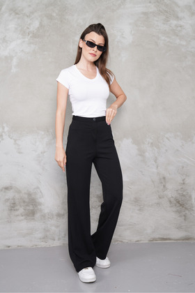 بنطلون نسائي كلاسيكي عالي الخصر للموسم الجديد