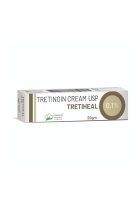 Krém proti zarudnutí, Healing Pharma, TretiHeal, proti akné, tretinoin 0,1 %, 20 g