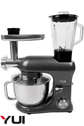 M200 Multi-fonksiyonel 3'ü Bir Arada Döküm Gövde Stand Mikser Kıyma Setli Ve Blender Özellikli 1800w