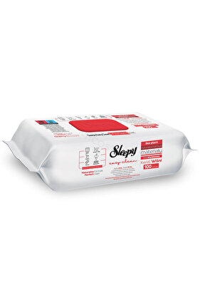 Wet wipes with baking soda and vinegar, Sleepy Easy Clean Cherry Blossom, multi-surface, 100 pcs