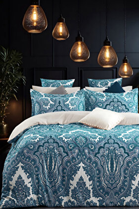 طقم غطاء لحاف مطاطي مزدوج - SHALL PETROL