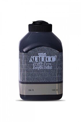 Akrilik Boya 500ml - Siyah / 3618