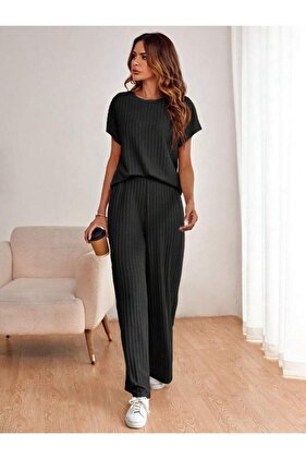 Kadın Bol Kesim Günlük Şık İkili Takım