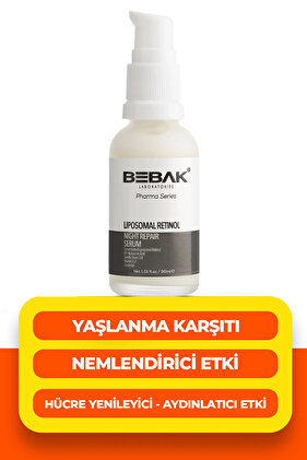 Pharma Yaşlanma Karşıtı, Kırışıklık Önleyici, Nemlendirici Liposomal Retinol Serumu 30ml