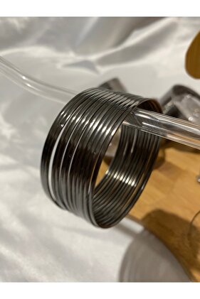 Siyah Oksitlenmiş Hint Çelik Bilezik Seti – İnce ve Şık Tasarım (12'li Set)