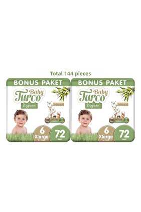 دوغادان مقاس 6 اكس لارج 72x2 إجمالي 144 قطعة