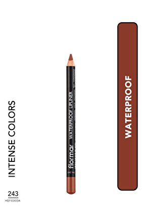 قلم تحديد شفاه مقاوم للماء رقم: 243 كاكاو ساخن 1.14 جرام