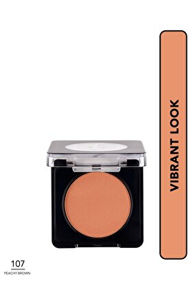 أحمر خدود مضغوط غير لامع - وردي-بني Blush-on - 107 Peachy Brown - 8682536051774