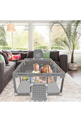 حظيرة لعب للأطفال، تصميم محمول للاستخدام الداخلي والخارجي ومتعدد الأغراض