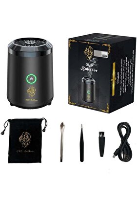Oud Incense Bukhoor Burner Electric USB Rechargeable