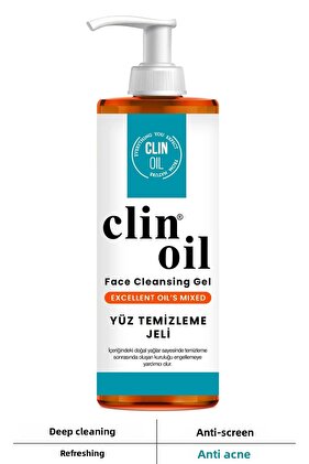 Clin Oil Cleansing Gel for Acne and Spots 150 ml