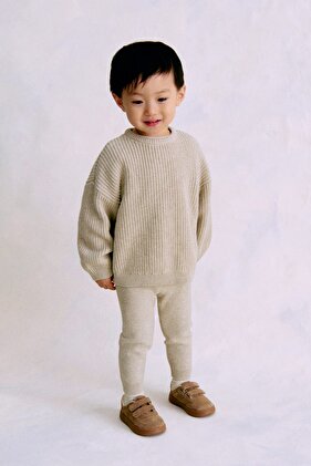 2 Parçalı Pamuklu Triko Set