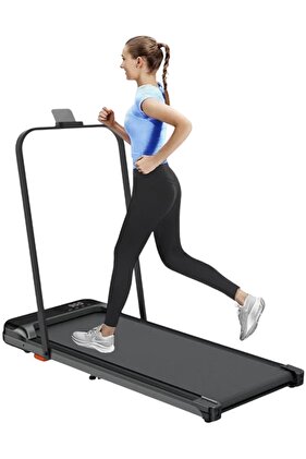 جهاز المشي AL8510 I القابل للطي 3 في 1 تحت المكتب - وسادة مشي هادئة بقوة حصان واحد للاستخدام المنزلي والمكتبي