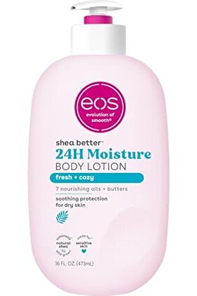 Body Lotion with Shea Butter, Refreshing and Comfortable, 24 Hours Skincare, Lightweight and Non