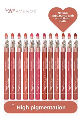 مجموعة أقلام الشفاه جامبو المكونة من 12 قلمًا